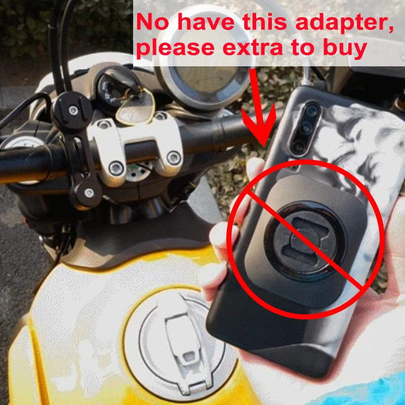 Motorcycle Navigation Holder Support Phone Connect Stand Phone 22mm 25mm 28mm Handlebar Bracket Without Phone Adapter