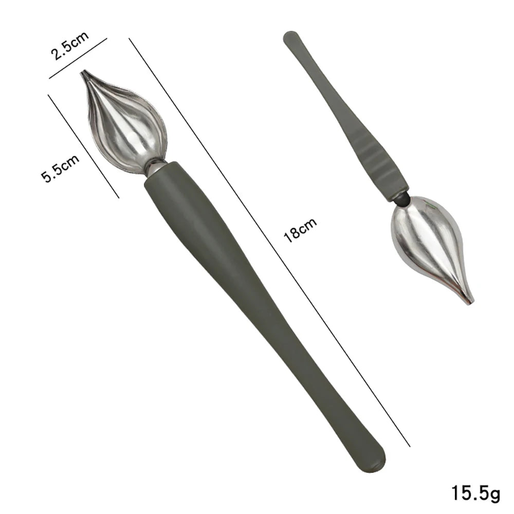 1/5pcs Candy Dipping Tools Chocolate Dipping Fork Spoons Set Culinary Decorating Spoons Chef Art Pencil For Decorative Plates