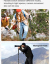 Metal Tripod Monopod for Camera DSLR Smartphone Monopod Stable and Portable Selfie Stick Hiking Pole Stick