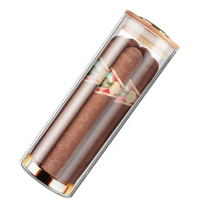 Scotte-Cigar Case Humidor Gift Box, Humidor, Humidor, Humidor, Hygrometer, humidifier Travel Cigar Tube for 4 to 5 Cigars