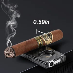 Cigar Cutter,5 in 1 Cigar Cutter Set,Built-in Cigar V Cutter, Flat Cutter, Cigar Punch, Cigar Draw Enhancer and Cigar Holder