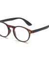 Fashion Reading Prescription Eyeglasses Round Shape Frame