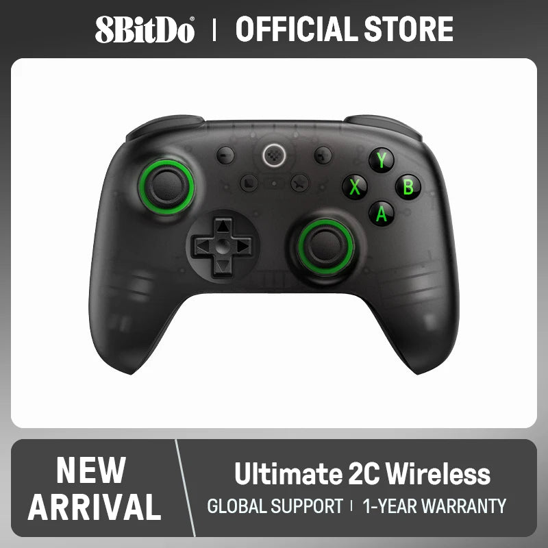 Wireless Gaming Controller with Hall Effect Joysticks and Triggers for PC and Android