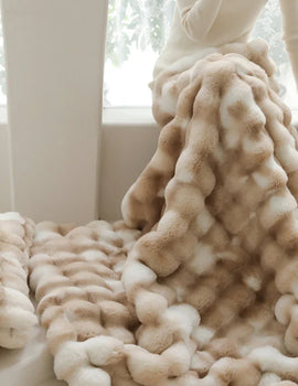 Tuscan Imitation Fur Blanket Super Comfortable Sofa Throw Flannel Fleece Winter Warmer Blankets