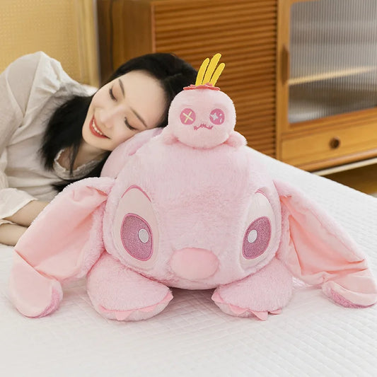 Kawaii Cherry Blossom Character Plush Toy 80 cm Soft Stuffed Doll