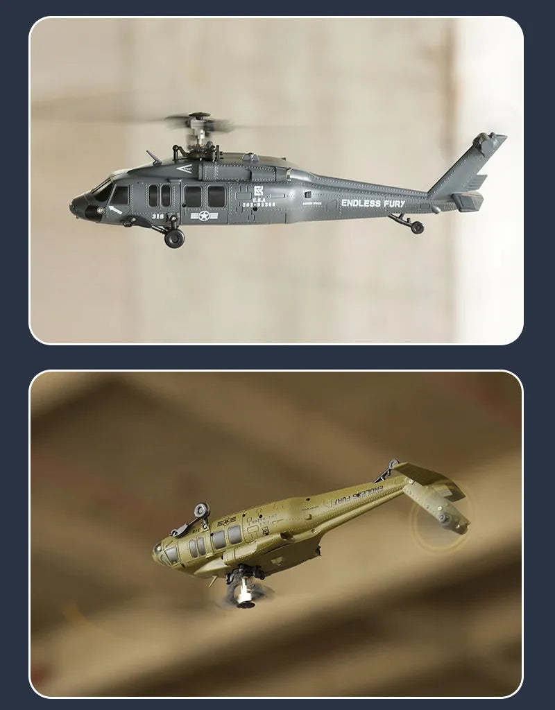 Remote Control Military Helicopter With Optical Flow Positioning