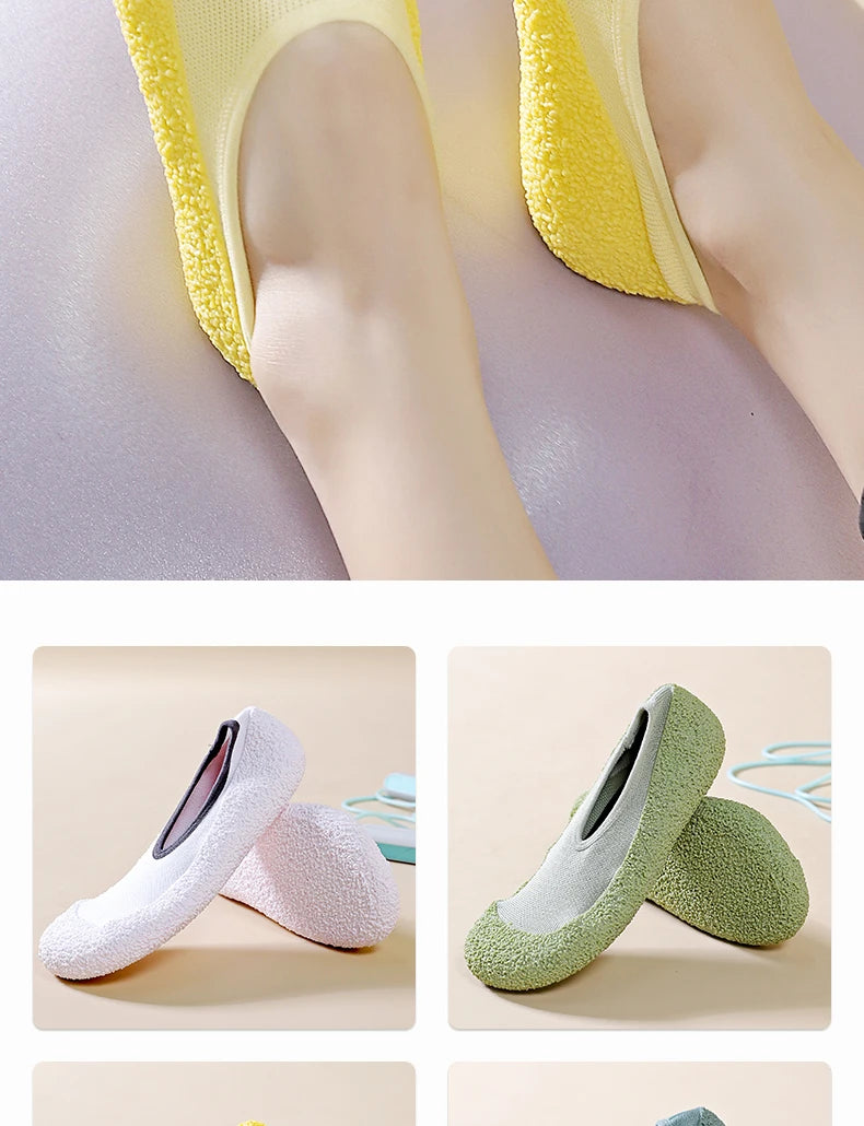 Ultra quiet and lightweight indoor sports shoes with anti slip and shock-absorbing soft soles