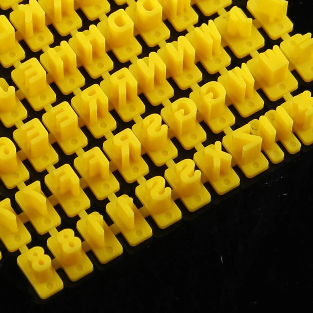Letter and Number Cookie Mould English Alphanumeric Seal Cookies Mold Name Printing Stamps Reusable Symbol Baking Tools