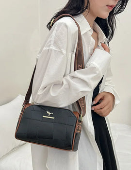 Splicing Shoulder Bag Soft Leather Female Wallet Crossbody Bag Messenger Bags Luxury Designer