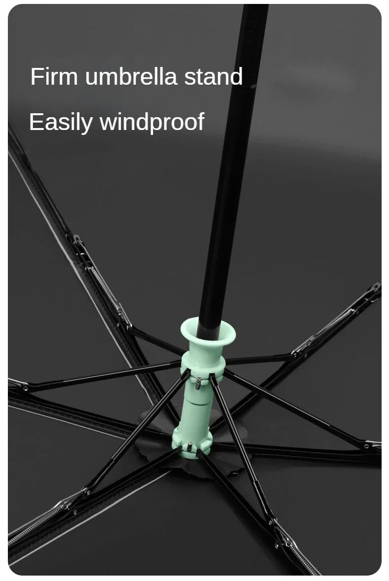 Ultra lightweight and portable automatic umbrella for women, suitable for both weather and sun protection