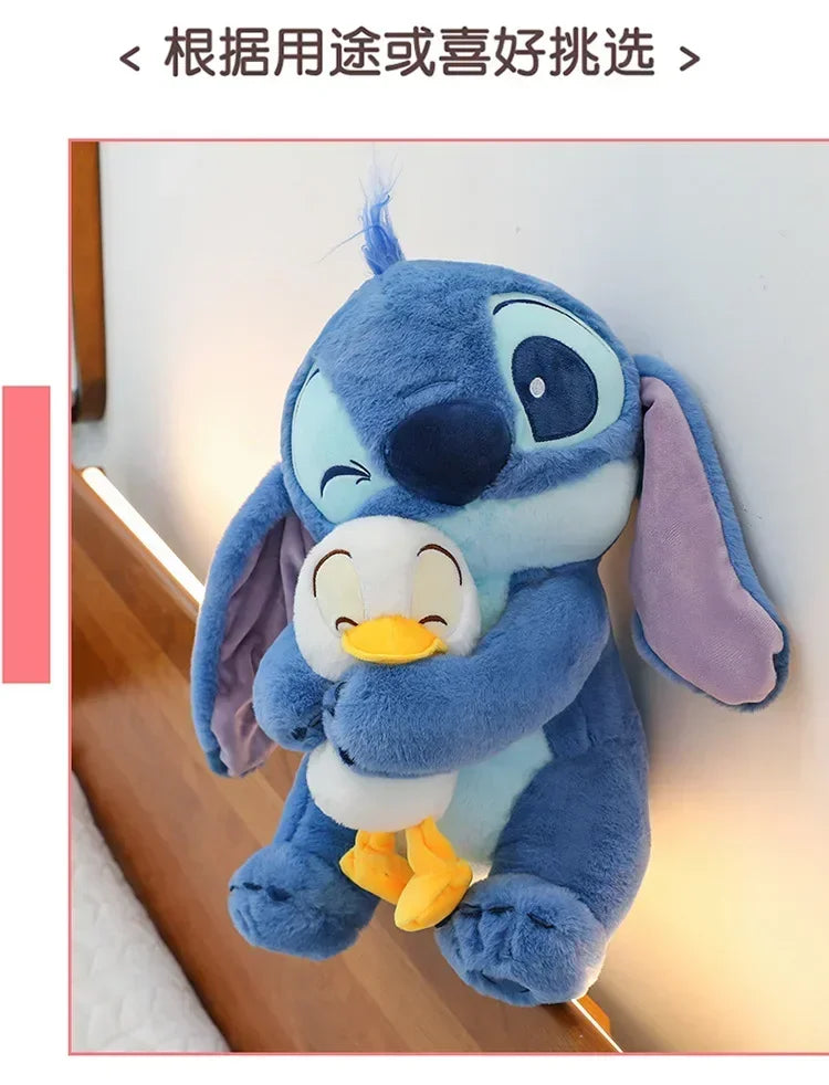 Disney Plush Doll Stitch Lilo Doll Cute Duck Stitch Plush Stuffed Toy Christmas 's Birthday Gift Kawaii Decoration Toys