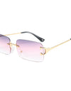 Stylish Sunglasses Diamonds Cut Small Frame High Quality Comfortable Wear