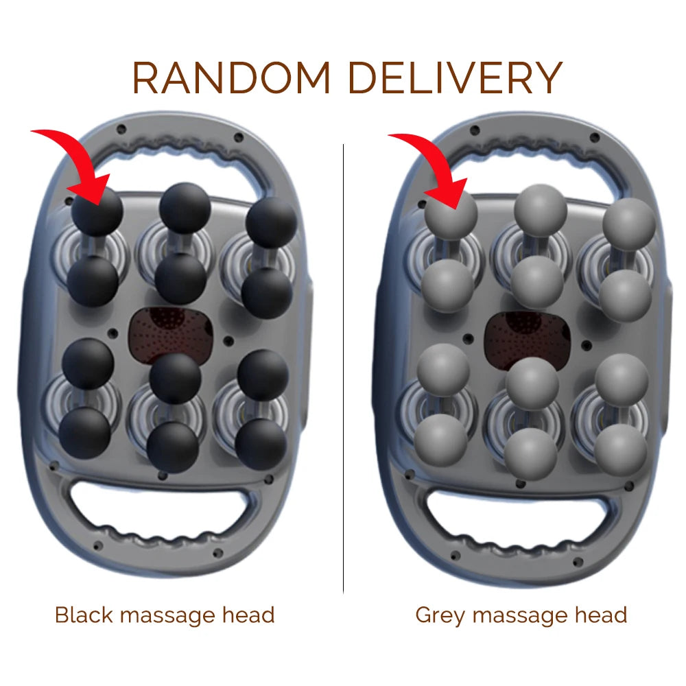 12-Head Fascia  High Frequency Vibration Body Massage  Back Massager Waist Massager Neck Shoulder Thigh Fascia masajeador