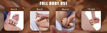 Wooden Foot Massage Roller Relieves Fatigue Foot Pain and Plantar Fasciitis Plantar Muscle Relaxation Tool Releases Lymph