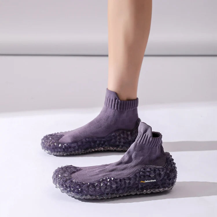 Women's silent soft sole cushioned shoes Squat silent hard pull fitness shoes casual shoes