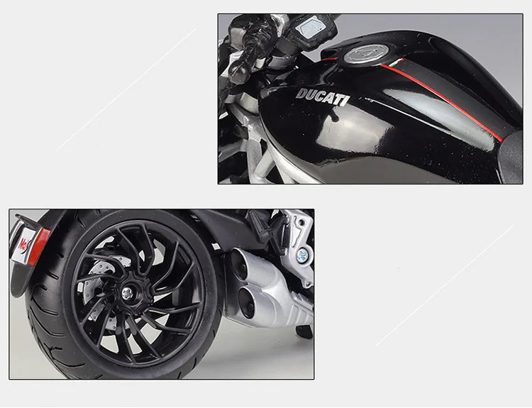 Diecast Ducati XDiavel S 2021 Cruiser Motorcycle Model 1 to 12 Scale