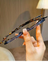 Luxury Acetate Spectacle Frame Fashion Retro Square Eyeglasses Optical Prescription Frames
