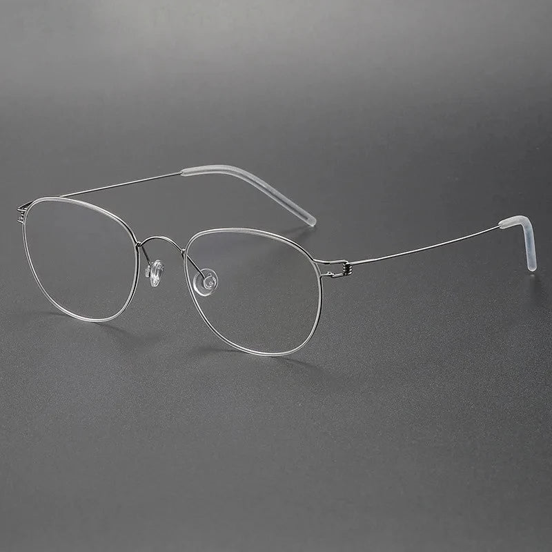 Polygon Titanium Screwless Ultralight Eyeglasses Frame