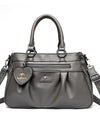 Crossbody Bag Soft Leather Handbag Shoulder Bag Luxury Large Capacity Casual Tote