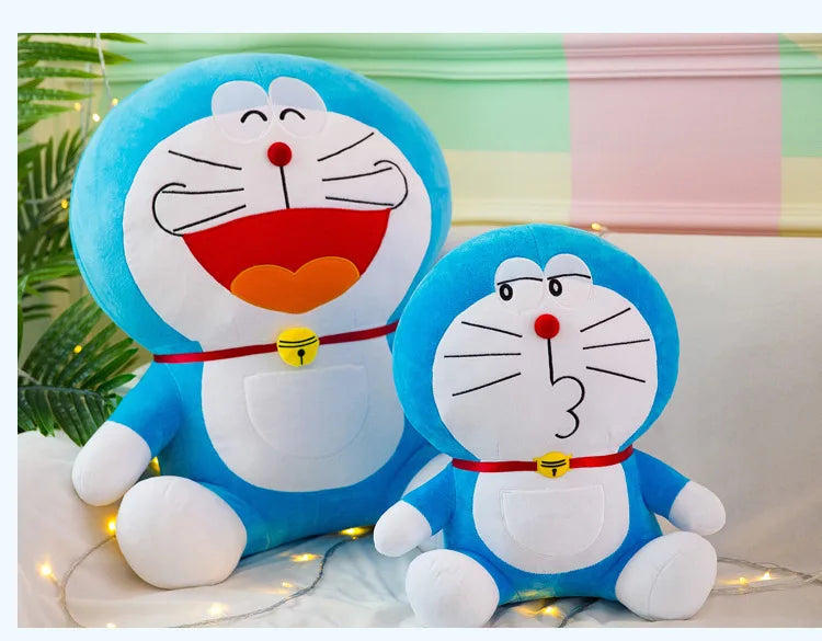 70cm Large Size cute Doraemon Plush Toy Stand By Me Cute Stuffed Plushie Doll Cartoon Cat Animal Sofa Bed Pillow Toy Gifts