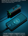 3000LM Bike Light 10000mAH Flashlight High-Low Beam Bicycle Front Light Powerbank Waterproof MTB Road Cycling Headlight