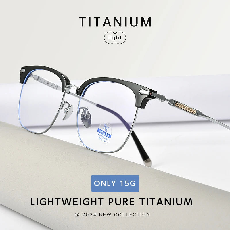 Ultra-light Myopia Prescription Glasses Optica Eyeglasses Hyperopia Reading High Quality Large Frame Square Retro Custom