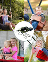 One Pair Tree Swing Hanging Kit Hammock Straps Camping 350 KG Load Capacity Rope Carabiner Outdoor Hiking Hammock Hanging Belt