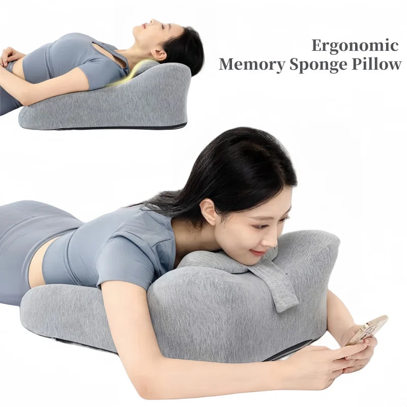 Ergonomic Memory Sponge Pillow Lie On The Bed Sleeping Pillows Neck Traction Pillow Leg Shoulder Waist Support Bed Cushion