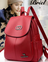 Backpack High Quality Leather Large Capacity Shoulder Bag Travel Backpack