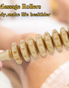1 PCS Wood Massage Roller Trigger Points Home Gym Manual Wooden Fascia Massage Roller for Release Cellulite Sore Muscle Blasting