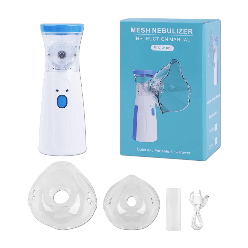 Handheld portable Inhale Nebulizer Mesh atomizer silent inhaler nebuliser inhalator  adult nebulizador Dry Battery Type