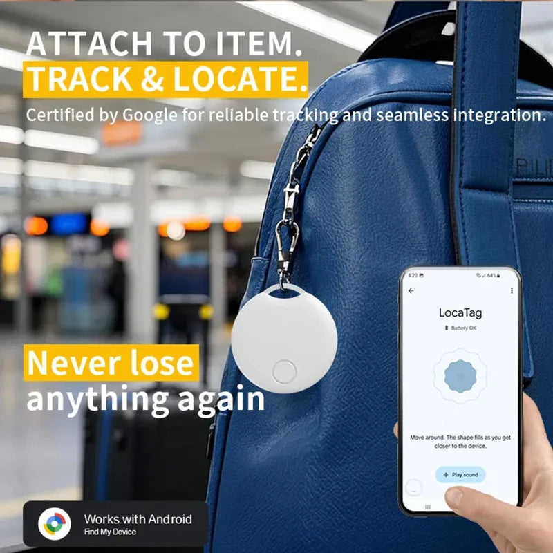 Bluetooth Global Position Systm Tracker Work With Android Find My Device For Google Smart Locator Key Elderly Pet Finder Anti-Lost Tracking