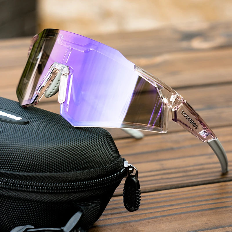 Bicycle Glasses Photochromic / Polarized Lens Bike Sunglasses Eyewear Sun Protect Sports MTB Road Adult Cycling Glasses