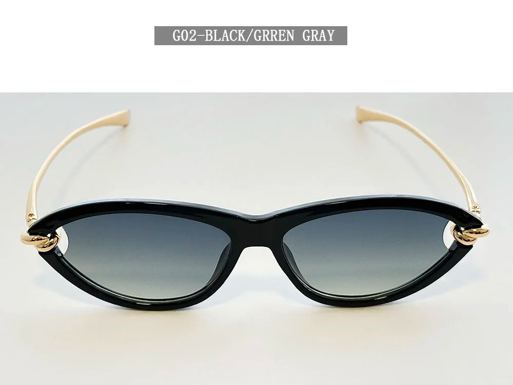 Vintage Cat Eye Sunglasses With UV400 Protection