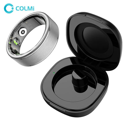 R03 Smart Ring Charging Case Men Women, Battery Life 39 Days, Health Monitor, IP68 & 5ATM Waterproof, Multi-sport Mode