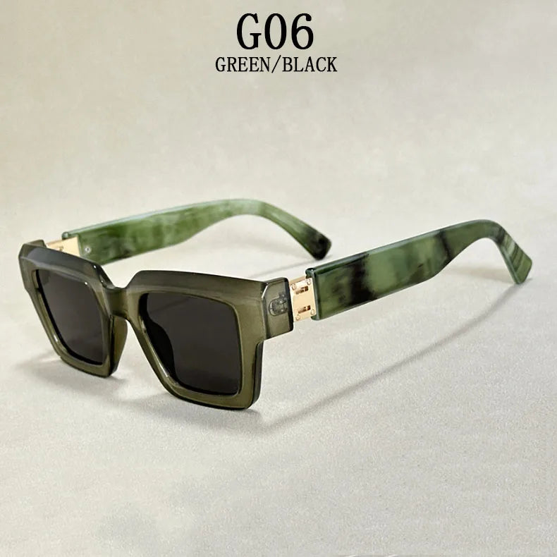 Square Frame Sunglasses With UV400 Protection
