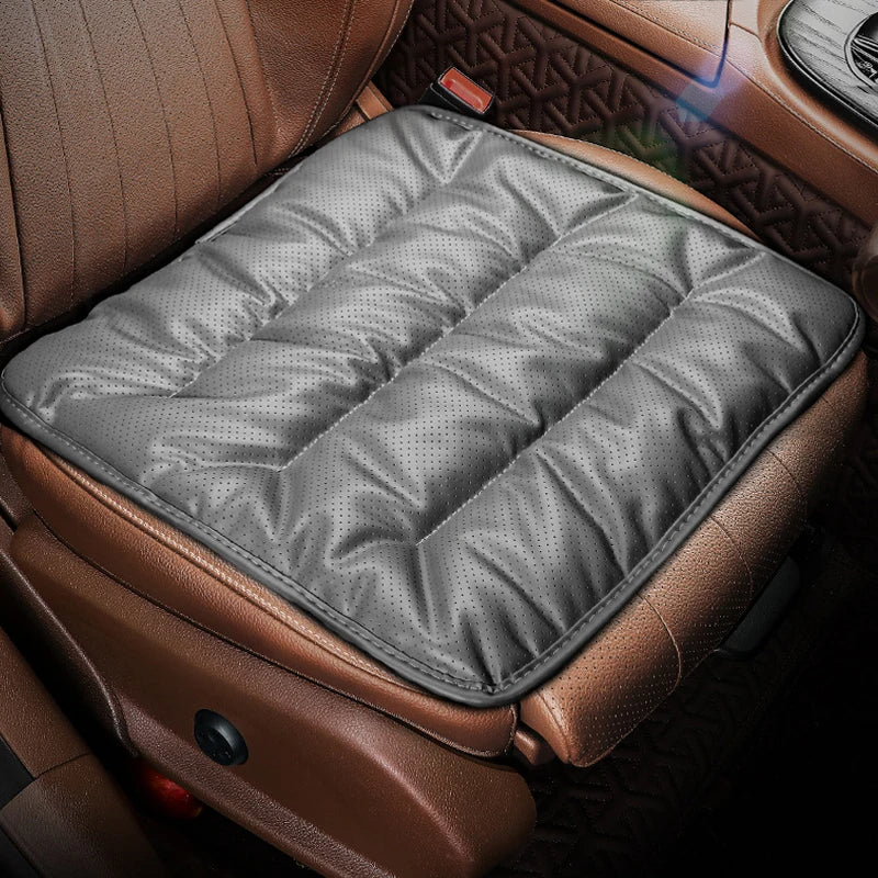Nappa Leather Breathable Car Seat Cushion Soft Universal Anti Slip Auto Seat Protector Pads Car Seat Covers Interior Accessoires