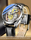 Men Watch Skeleton Quartz Wristwatch Gold Skeleton Retro Man Watch Top Brand Luxury Clock Watches