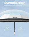 Modern Design Automatic Umbrella Sun UV Protection Folding Umbrella Patio Parasol Portable Gradient Women Umbrellas Sunshade