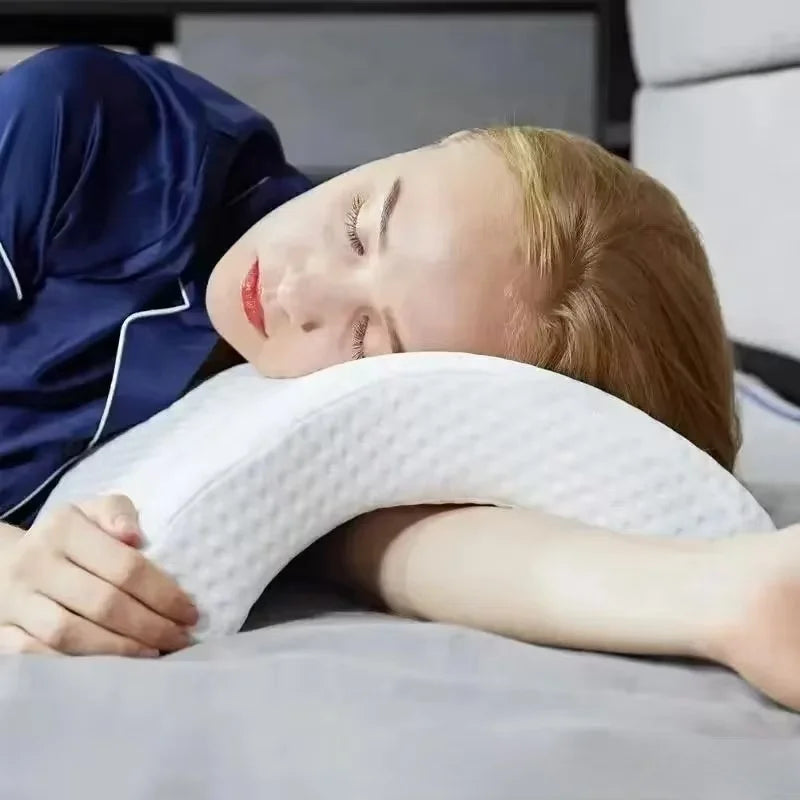 Couple Memory Foam Pillow U-Shaped Curved Arch Pillows Ergonomic Sleeping Pillows Portable Travel Neck Pillow Leg Pillow