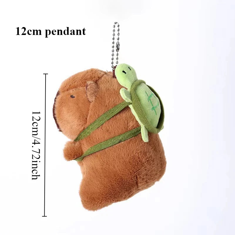 Kawaii Capybara Plush Backpack Soft Shoulder Bag