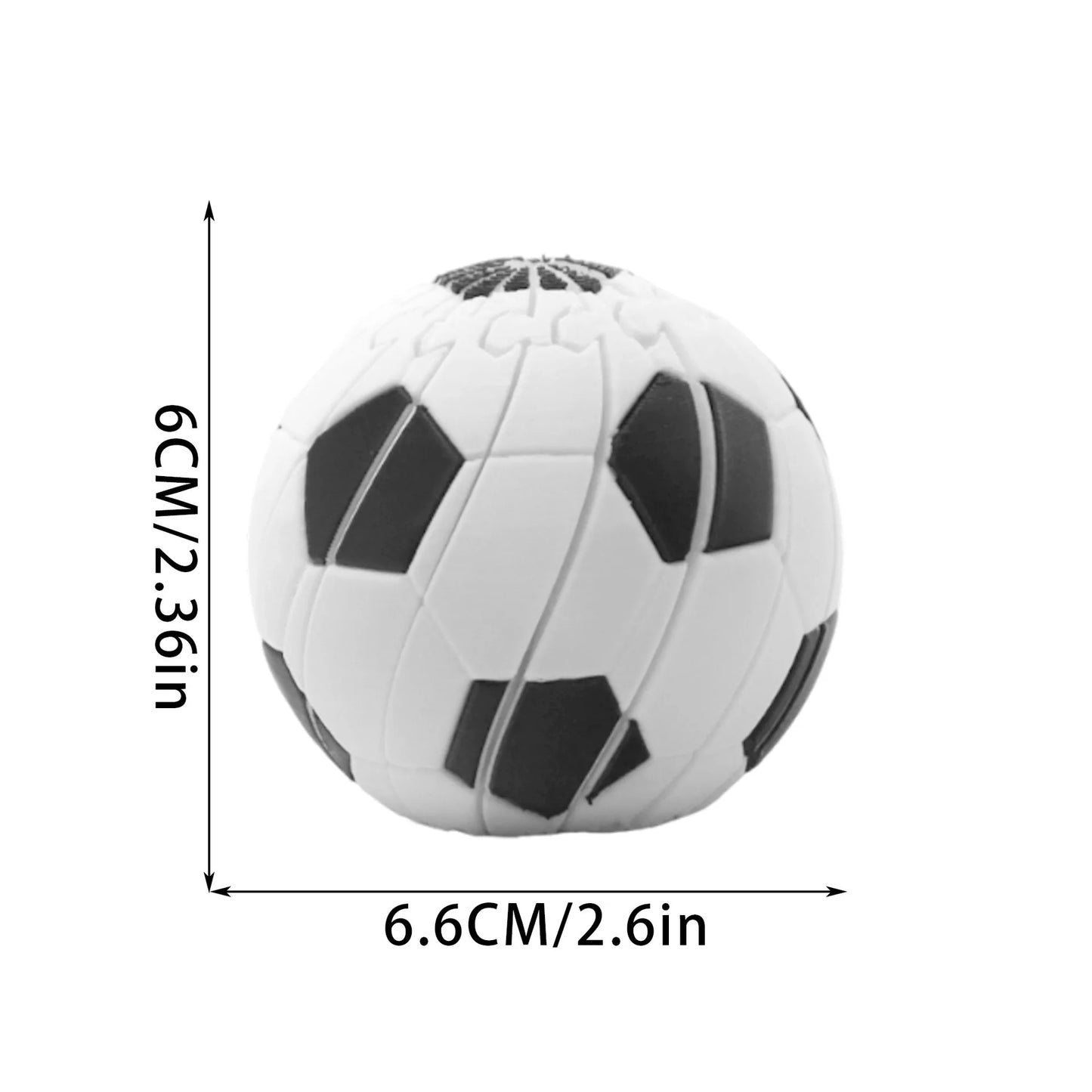 3D Printed Transforming Soccer Ball Fidget Toy Stress Relief Desk Ornament