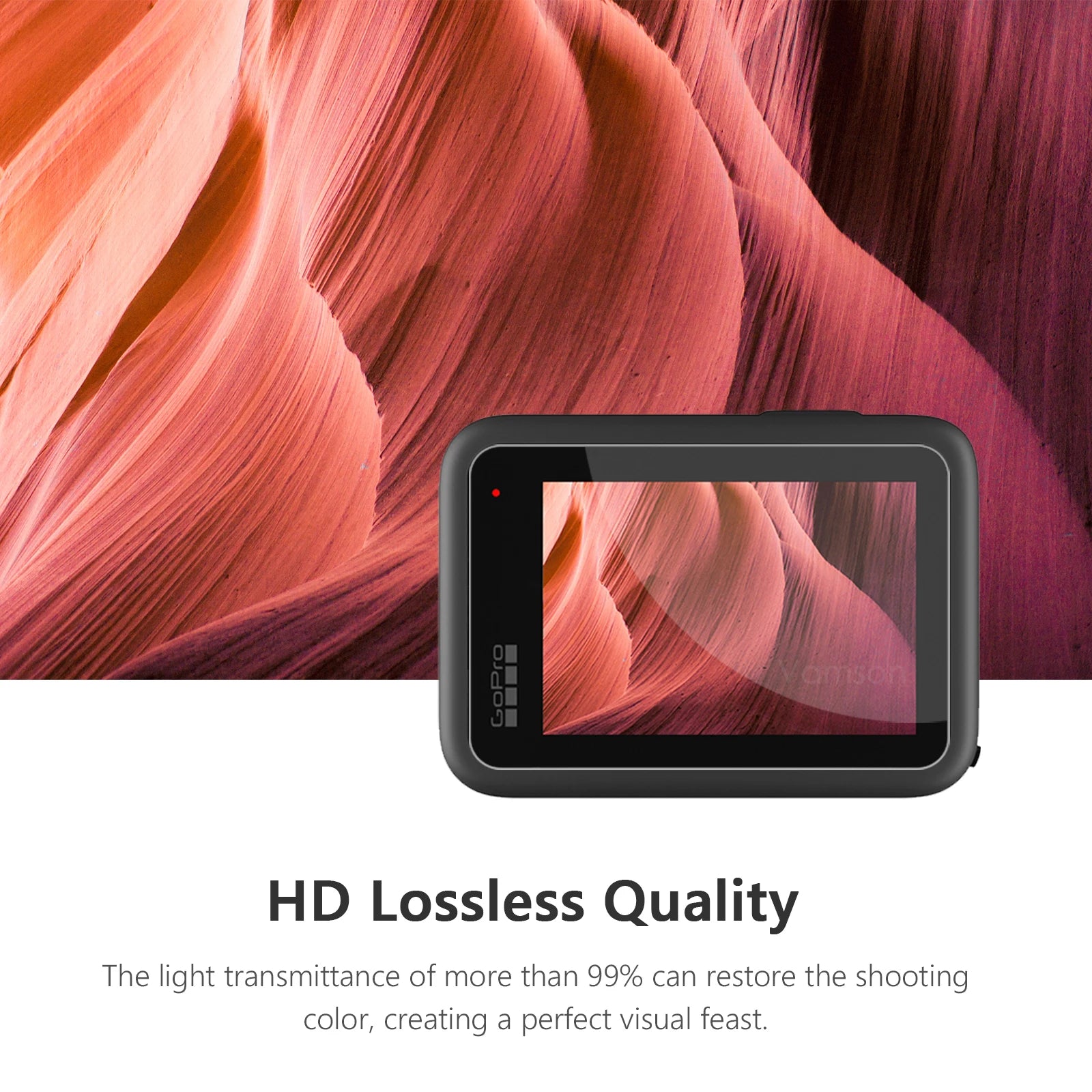 for Gopro Hero 12 11 10 9 Black Tempered Glass Screen Protector Lens Protective Film for Go pro 10 Camera Accessories