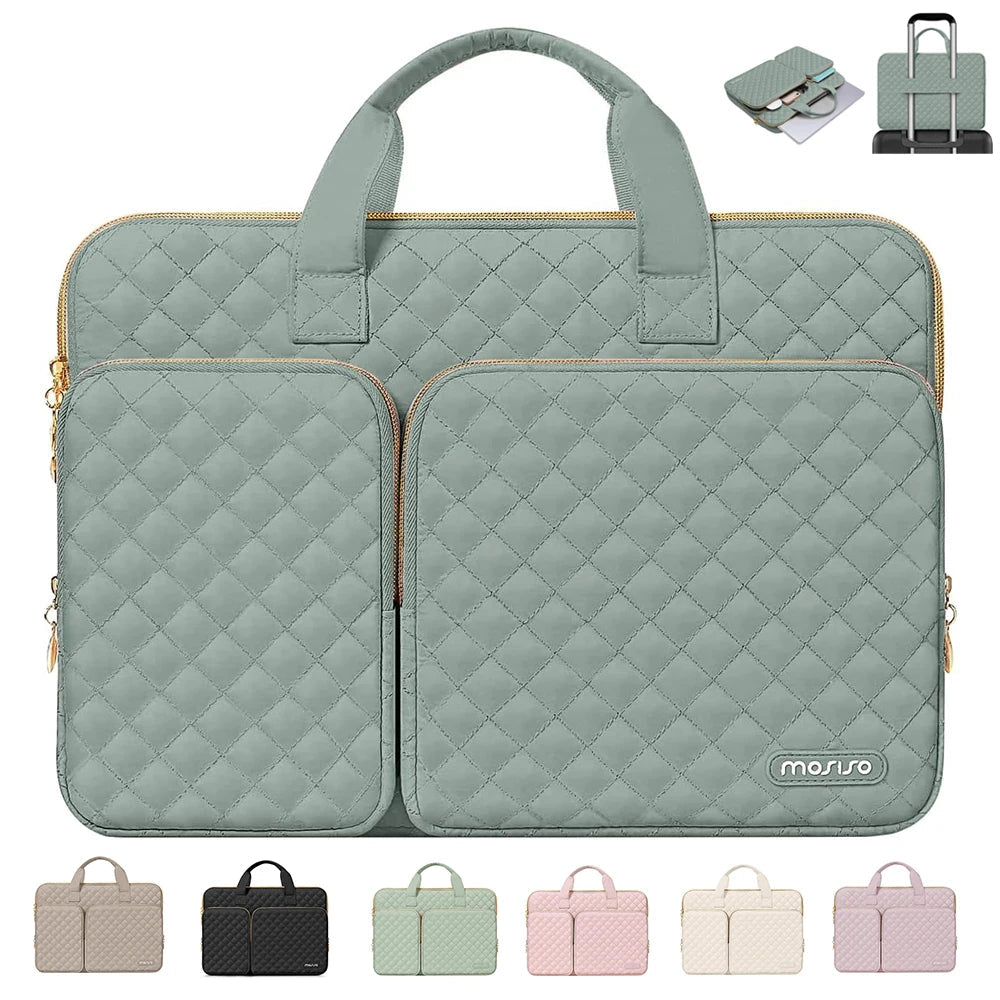 Laptop Case Sleeve for 13 14 15 16 inch MacBook Air Pro M4 M3 M2 M1 HP Dell ASUS Lenovo Women Notebook Pouch Work Travel Handbag