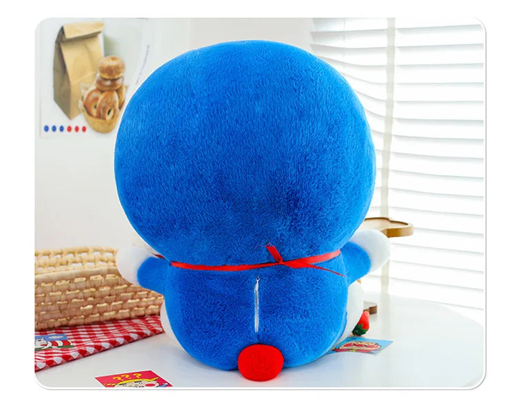 Cute Blue Cat Plush Toy Soft Huggable Stuffed Animal