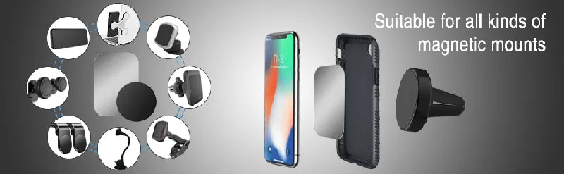 Thin Metal Plate Disk For  Car Phone Holder Iron Sheet Sticker Disk For Tablet Desk Phone Car Stand Mount Round