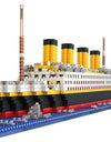 1860 pcs Blocks Titanic Cruise Ship Model Boat Model DIY Assemble Building Blocks Classical Brick Toys Xmas Gift For Children