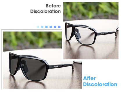 Photochromic Cycling Glasses Outdoor Casual Glasses UV400 Bicycle Glasses Men MTB Cycling Sunglasses Women Road Bike Glasses