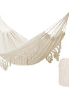 Hammock Large Brazilian Macrame Fringe Double Deluxe Hammock Swing Net Chair Outdoor Hanging Hammock Swings