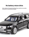 Simulation 1:32 Volvo XC90 SUV Alloy Diecast Metal Model Sound & Light Toy Car Central Control Ornaments Display Present For Boy